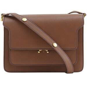 MARNI Trunk bag Shoulder Bag SBMPN09UL7 LV688 Brown leather Women